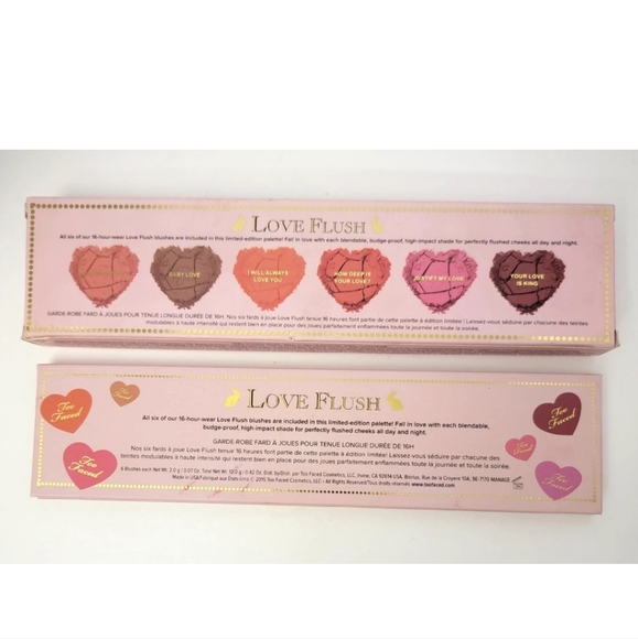 Too Faced Love Flush Blush Palette - Pink and Peach Tones - Picture 4 of 6
